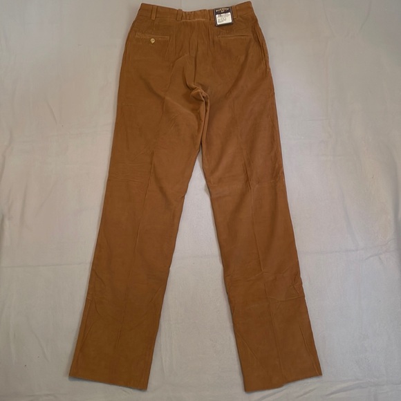 Bills Khakis Corduroy Pants Mens 34 Unhemmed Plain Front Standard Fit Brown Flaw - Picture 2 of 16